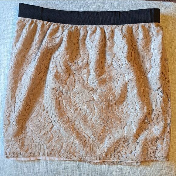 Ann Taylor Loft Lace Skirt Size 4 - Picture 1 of 3